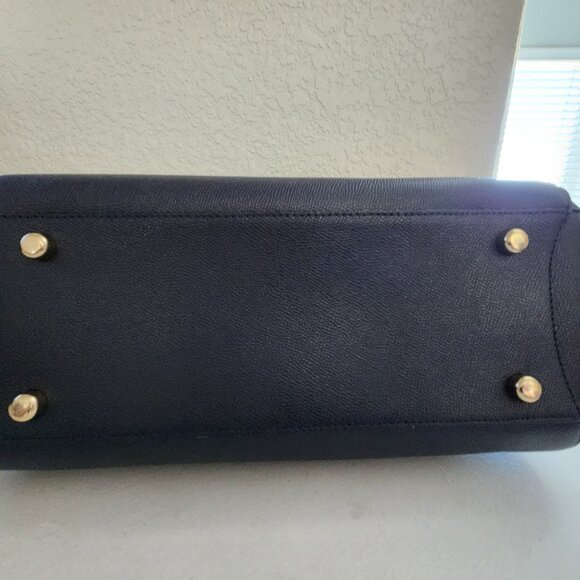 Like New Coach Margot Black Leather Shoulder Bag Purse - Picture 10 of 16